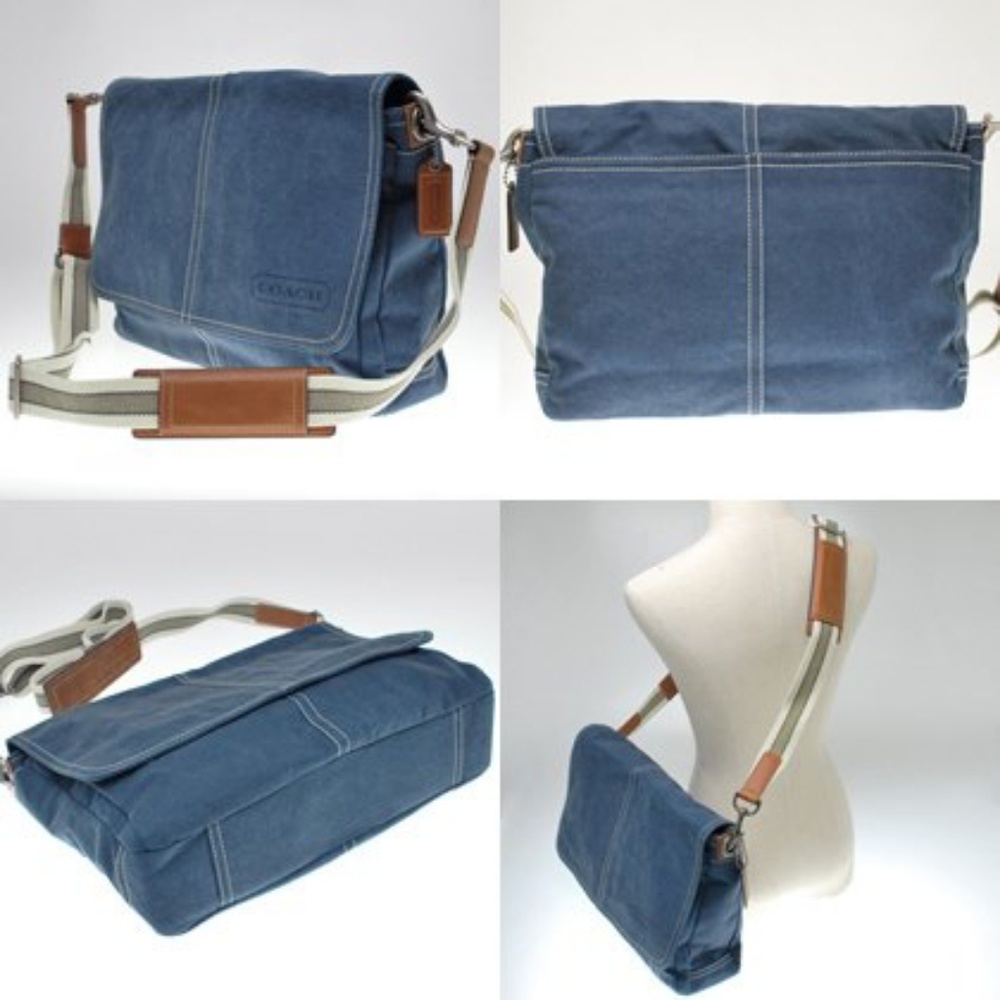 Coach men bags COACH MENS Messenger bag also denim